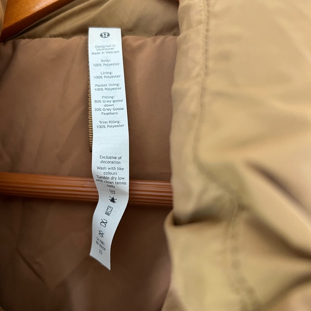 Lululemon Wunder Puff Vest - Filbert Tan / Trench - Picture 3 of 6